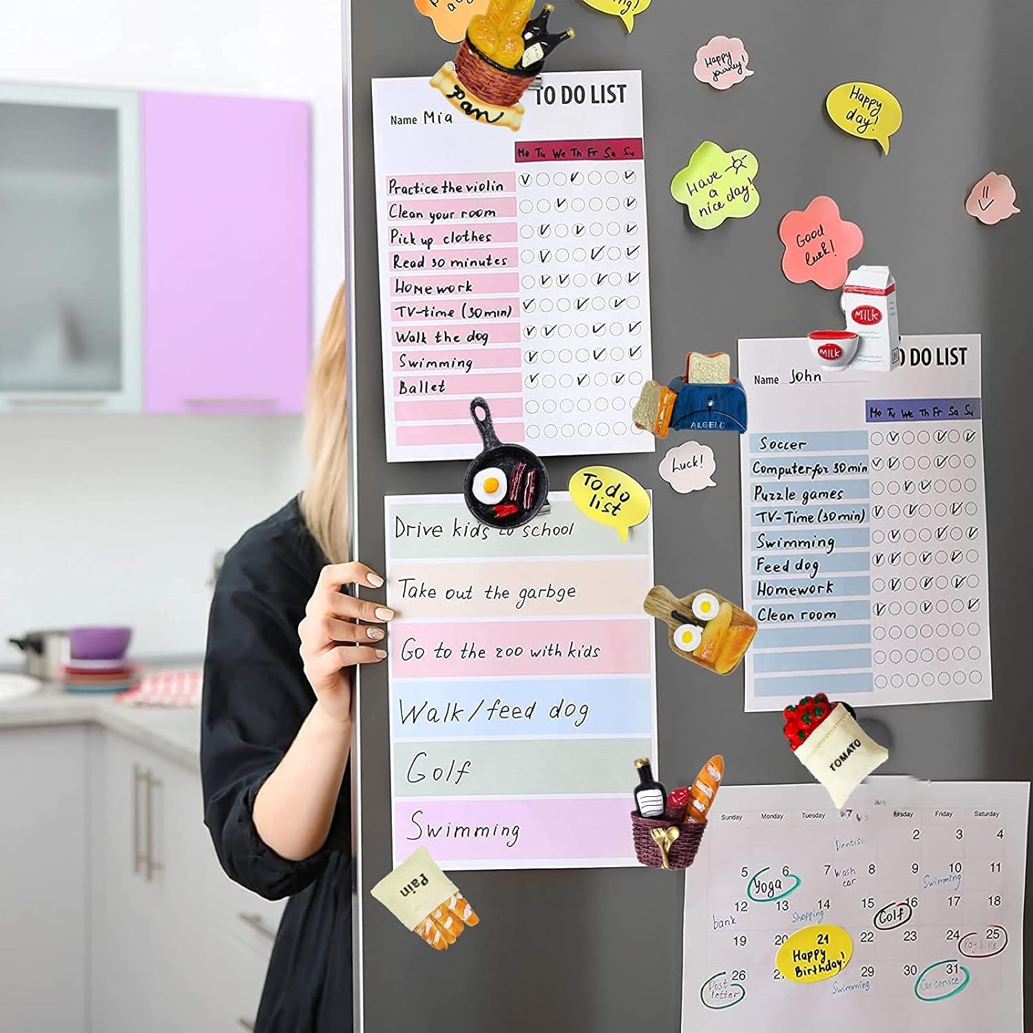 Refrigerator Magnets, Magnets for Fridge, Home Decoration for Kitchen, Whiteboard Magnets -10pcs Refrigerator Magnets, Magnets for Fridge, Home Decoration for Kitchen, Whiteboard Magnets -10pcs